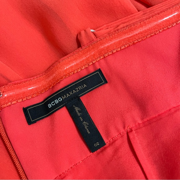 BCBGMaxAzria Silk Chiffon Halter Maxi Dress - Picture 5 of 8